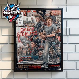 Caught Stealing The Movie New Poster In Theaters On August 22 2025 Poster Home Decor Canvas