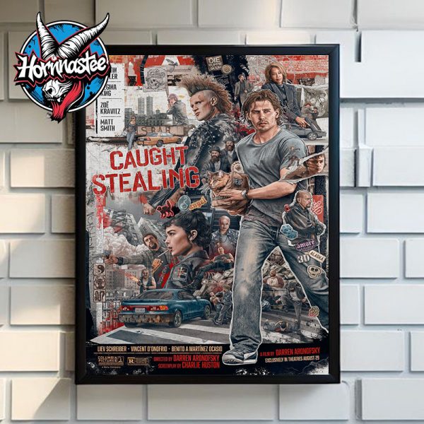 Caught Stealing The Movie New Poster In Theaters On August 22 2025 Poster Home Decor Canvas