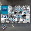 Brooklyn Nets 2025-26 Regular Season NBA Schedule Poster Horizontal