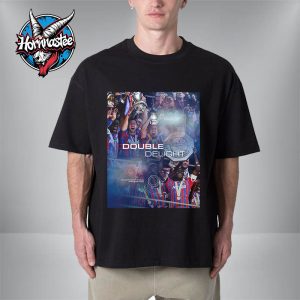 Crystal Palace FC Wins Double Delight FA Community Shield Winners 2025 And Emirates FA Cup Winners 2025 Unisex T Shirt