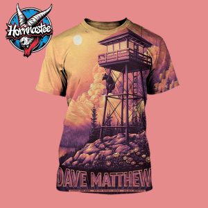 Dave Matthews Band Montana Concert Poster ON August 2 2025 At Big Sky Events Arena In Big Sky Montana All Over Print Shirt