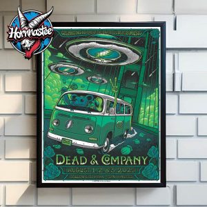 Dead And Company 60th Anniversary Celebration Of The Grateful Dead’s Music At Golden Gate Park On August 1-2-3 2025 San Francisco Poster Home Decor Canvas