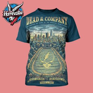 Dead And Company Celebrating 60 Years Of The Grateful Dead’s Music On August 2 2025 At Golden Gate Park In San Francisco All Over Print Shirt