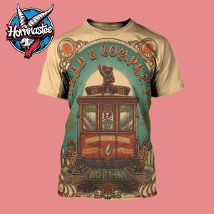 Dead And Company San Francisco Concert Poster On August 1 2025 At Golden Gate Park In California All Over Print Shirt