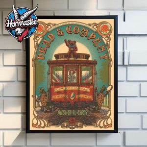 Dead And Company San Francisco Concert Poster On August 1 2025 At Golden Gate Park In California Poster Home Decor Canvas