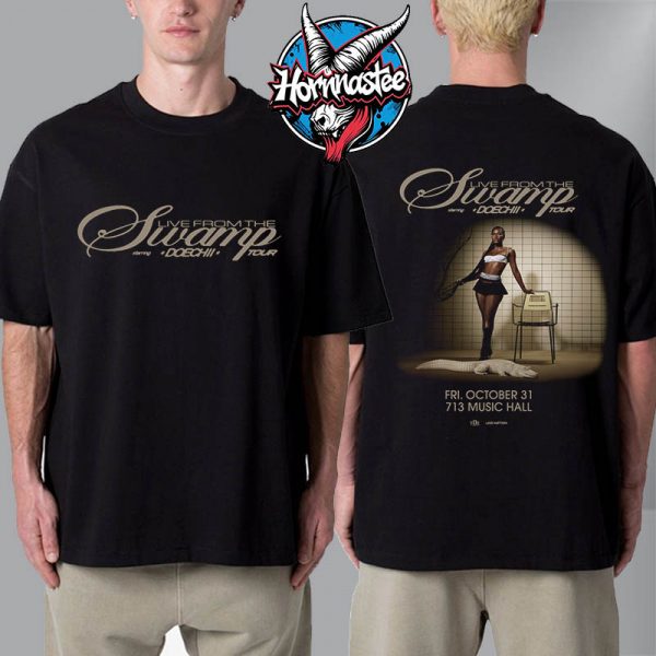 Doechii Live From The Swamp Tour 2025 At 713 Music Hall On October 31 2025 Unisex T-Shirt Two Sided