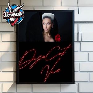 Doja Cat New Album Vie Signature Album Cover Poster Home Decor Canvas