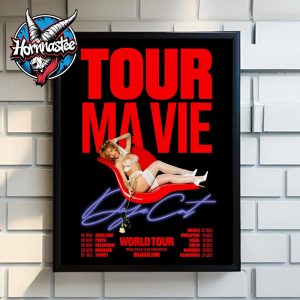 Doja Cat Tour Ma Vie World Tour 2025 Schedule Cities Dates Poster Home Decor Canvas