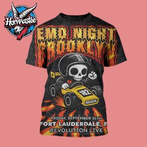 Emo Night Brooklyn Show On September 26 2025 At Revolution Live In Fort Lauderbale FL All Over Print Shirt