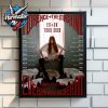 Katy Perry The Lifetimes Tour 2025 South America Schedule Tour Dates Poster Home Decor Canvas