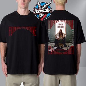 Florence And The Machine EU UK Tour 2026 Everybody Scream Schedule Tour Dates Unisex T Shirt Two Sided
