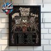 King Gizzard And The Lizard Wizard Ravinia Festival 2025 Event Poster In Highland Park On August 6 2025 Illinois Poster Home Decor Canvas