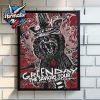 Green Day The Saviors Tour 2025 Venue Poster At San Marcos Stadium On August 27 2025 In Lima Peru Poster Home Decor Canvas