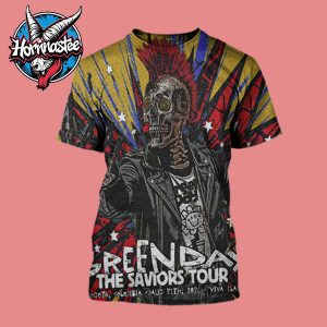 Green Day The Saviors Tour At Viva Claro On August 24 2025 In Bogota Colombia All Over Print Shirt