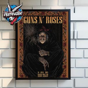 Guns N Roses Wacken Germany Concert On July 31 2025 At Wacken Open Air In Germany Poster Home Decor Canvas