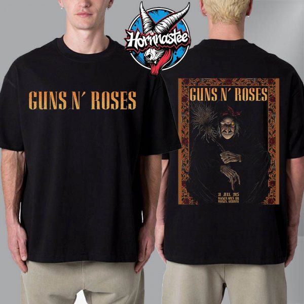 Guns N Roses Wacken Germany Concert On July 31 2025 At Wacken Open Air In Germany Unisex T-Shirt Two Sided