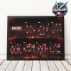 New York Knicks 2025-26 Regular Season NBA Official Schedule Poster Home Decor Canvas Horizontal
