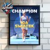 Carlos Alcaraz Wins Men’s Singles Champion 2025 Cincinnat Open Poster Home Decor Canvas