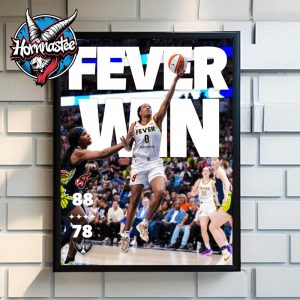 Indiana Fever Defeated Dallas Wings Fever Win Poster Poster Home Decor Canvas