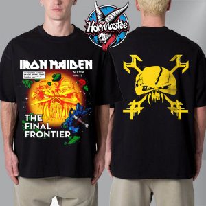 Iron Maiden The Final Frontier Comic Cover Tee 15 Years Anniversary Unisex T-Shirt Two Sided