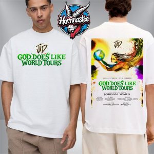 JID God Does Like World Tours 2026 Australia And New Zealand Schedule Tour Dates Unisex T-Shirt Two Sided