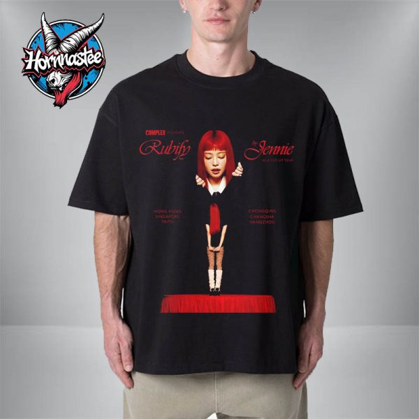 Jennie Complex Presents Rubify By Jennie Asia Pop Up Tour 2025 Unisex T-Shirt