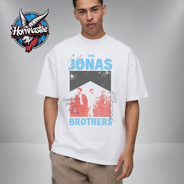 Jonas Brothers Greetings From Your Hometown Tour 2025 Crayon Unisex T-Shirt