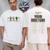 Jonas Brothers Greetings From Your Hometown Route 20 Tour 2025 Venue Tour Unisex T-Shirt Two Sided