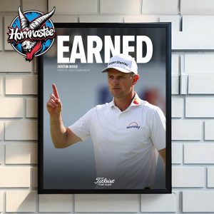 Justin Rose x Titleist 1 Ball In Golf Earned Wins Fedex St Jude Championship 2025 Poster Home Decor Canvas