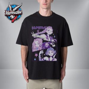 KPop Demon Hunters Huntrix Group Panels Unisex T Shirt