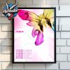 Katy Perry The Lifetimes Tour 2025 Asia Schedule Tour Dates Poster Home Decor Canvas