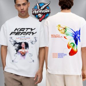 Katy Perry The Lifetimes Tour 2025 South America Schedule Tour Dates Unisex T Shirt Two Sided