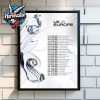 Katy Perry The Lifetimes Tour 2025 South America Schedule Tour Dates Poster Home Decor Canvas