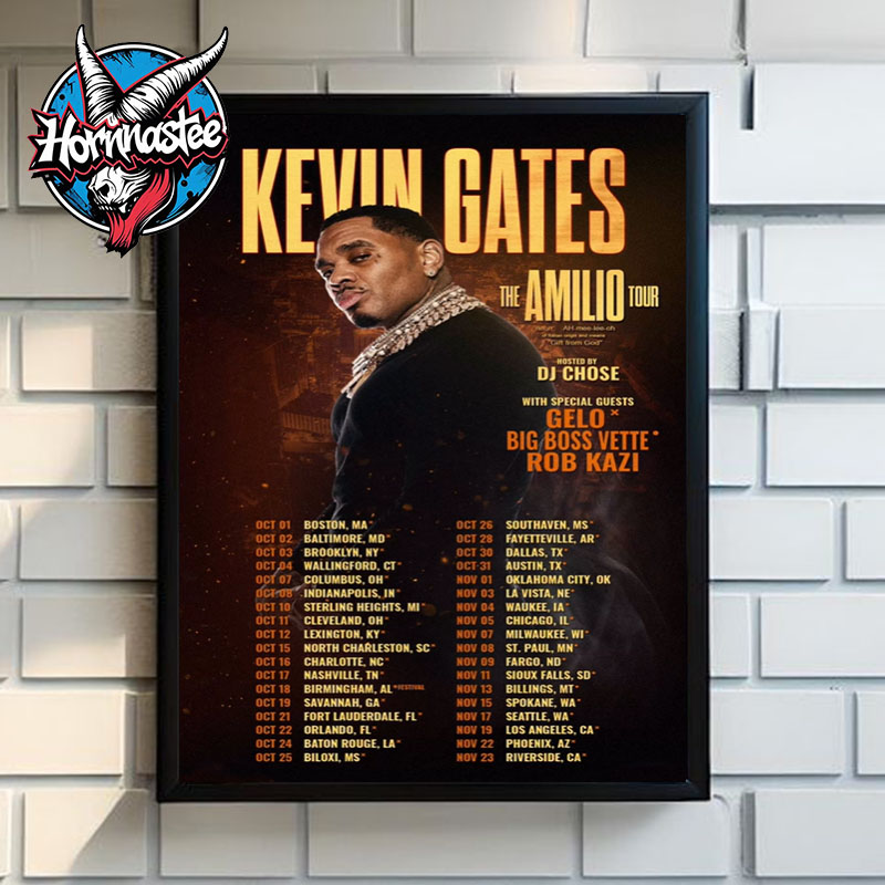 Kevin Gates The Amilo Tour 2025 Fall Schedule Tour Dates Poster Home Decor Canvas Kevin Gates The Amilo Tour 2025 Fall Schedule Tour Dates Poster Home Decor Canvas