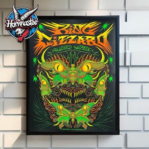 King Gizzard And The Lizard Wizard Ravinia Festival 2025 Event Poster In Highland Park On August 6 2025 Illinois Poster Home Decor Canvas
