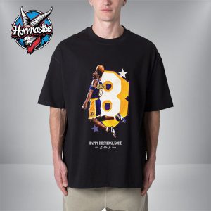 Kobe Bryant Happy Birthday Kobe The Heart Of Los Angeles Lakers Unisex T Shirt