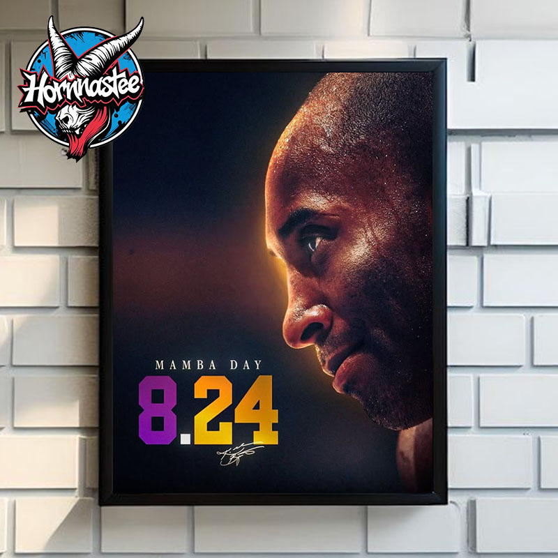 Kobe Bryant Happy Birthday Mamba Day August 24 Poster Home Decor Canvas Kobe Bryant Happy Birthday Mamba Day August 24 Poster Home Decor Canvas