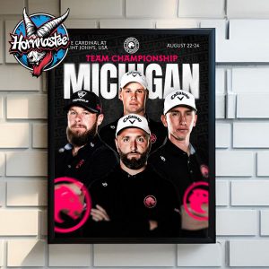 LIV Golf Michigan Team Championship The Cardinal At Saint John’s On August 22-24 2025 Poster Home Decor Canvas