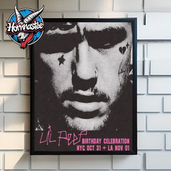 Lil Peep Birthday Celebration Show In New York City On October 31 And November 1 2025 In Los Angeles Poster Home Decor Canvas