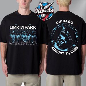 Linkin Park Chicago Illinois From Zero World Tour 2025 Exclusive Tee At United Center On August 11 2025 Unisex T-Shirt Two Sided