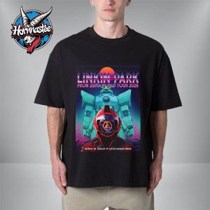 Linkin Park Detroit Michigan Poster From Zero World Tour 2025 At Little Caesars Arena On August 14 2025 Unisex T-Shirt