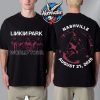Linkin Park From Zero World Tour 2025 Venue Poster At Bridgestone Arena In Nashville TN On August 21 2025 Unisex T-Shirt