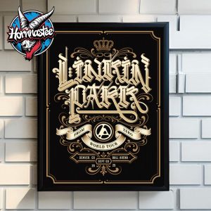 Linkin Park From Zero World Tour 2025 Denver Colorado Show At Ball Arena On September 3 2025 Poster Home Decor Canvas