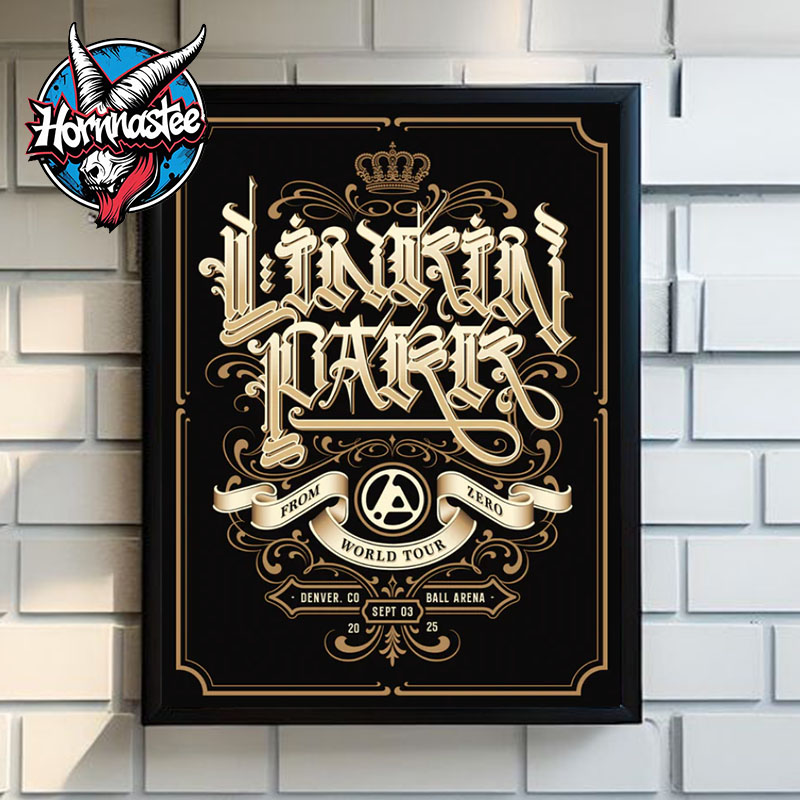 Linkin Park From Zero World Tour 2025 Denver Colorado Show At Ball Arena On September 3 2025 Poster Home Decor Canvas Linkin Park From Zero World Tour 2025 Denver Colorado Show At Ball Arena On September 3 2025 Poster Home Decor Canvas
