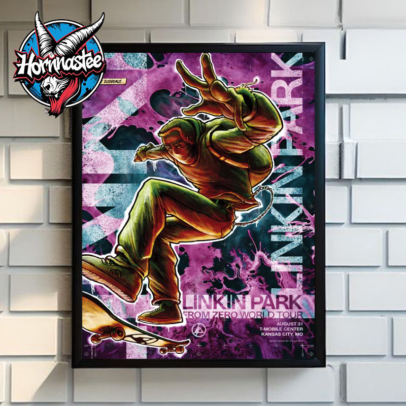 Linkin Park From Zero World Tour 2025 Kansas City Show At T-Mobile Center On August 31 2025 Poster Home Decor Canvas Linkin Park From Zero World Tour 2025 Kansas City Show At T-Mobile Center On August 31 2025 Poster Home Decor Canvas