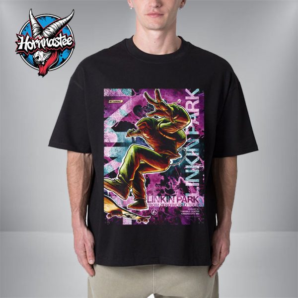 Linkin Park From Zero World Tour 2025 Kansas City Show At T-Mobile Center On August 31 2025 Unisex T-Shirt