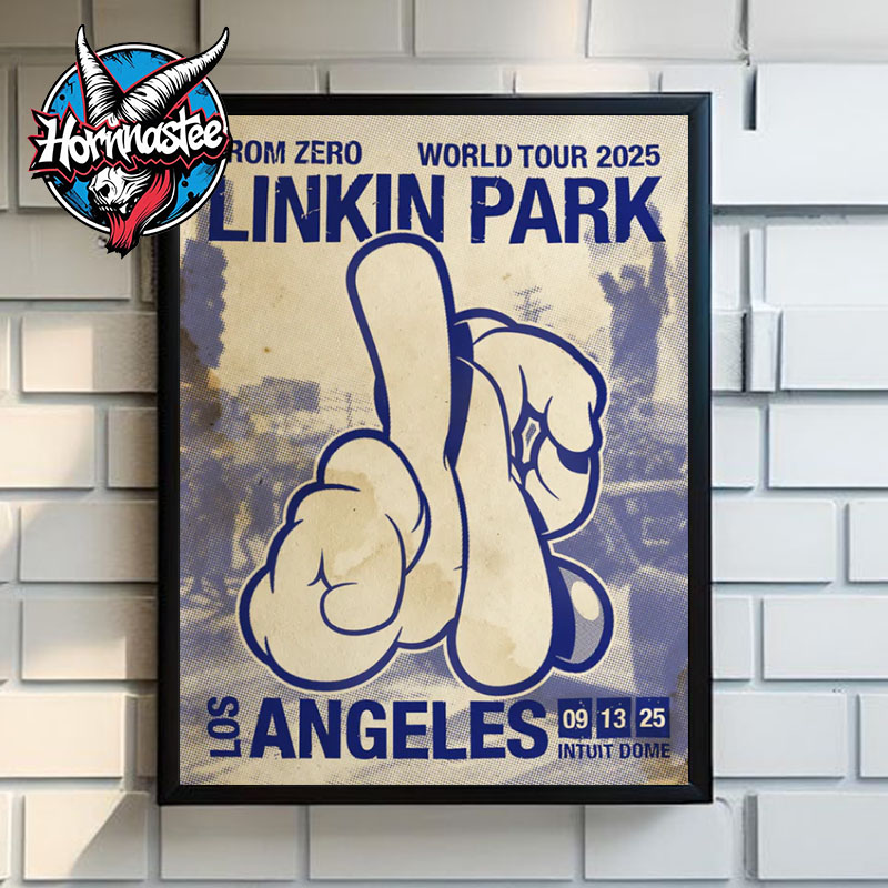 Linkin Park From Zero World Tour 2025 Los Angeles Show At Intuit Dome On September 13 2025 Poster Home Decor Canvas Linkin Park From Zero World Tour 2025 Los Angeles Show At Intuit Dome On September 13 2025 Poster Home Decor Canvas