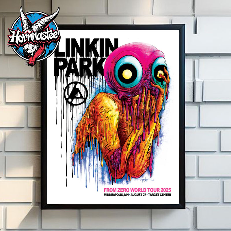 Linkin Park From Zero World Tour 2025 Minneapolis Poster At Target Center On August 27 2025 Poster Home Decor Canvas Linkin Park From Zero World Tour 2025 Minneapolis Poster At Target Center On August 27 2025 Poster Home Decor Canvas