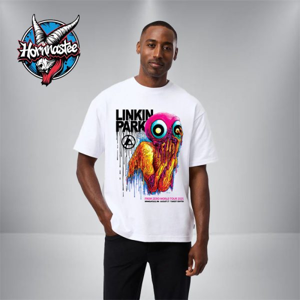 Linkin Park From Zero World Tour 2025 Minneapolis Poster At Target Center On August 27 2025 Unisex T Shirt
