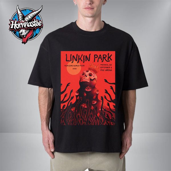 Linkin Park From Zero World Tour 2025 Phoenix Arizona Show On September 6 2025 At PHX Arena Unisex T-Shirt